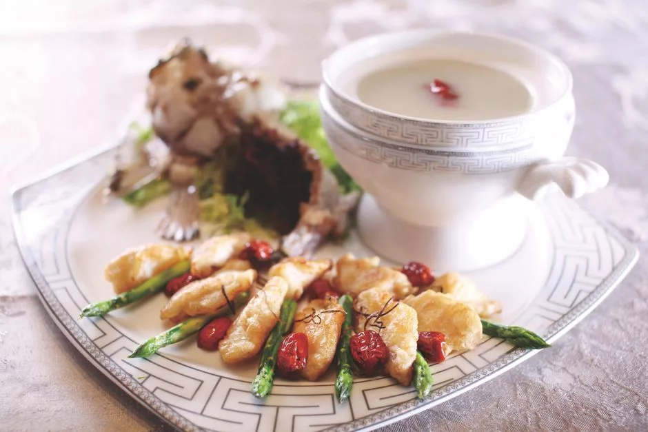 Velouté d&rsquo;asperges jaunes