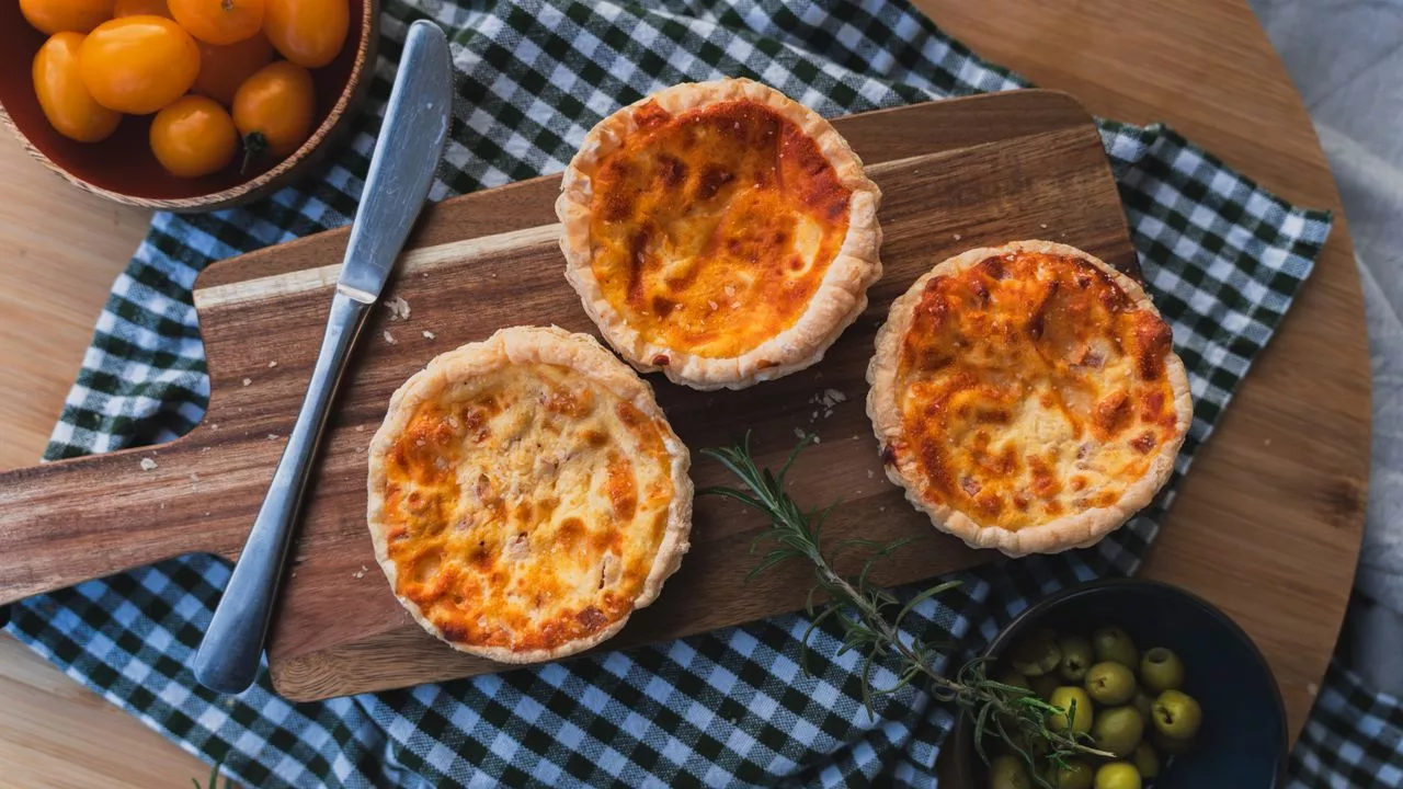 Quiche fromage-poireau fondante