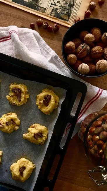 Biscuits aux noisettes rapides